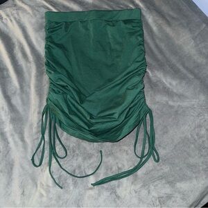 shein knee length/midi adjustable scrunch skirt size xs